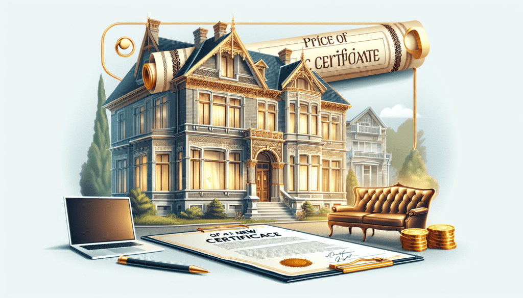 Precio Certificado Obra Nueva Antigua