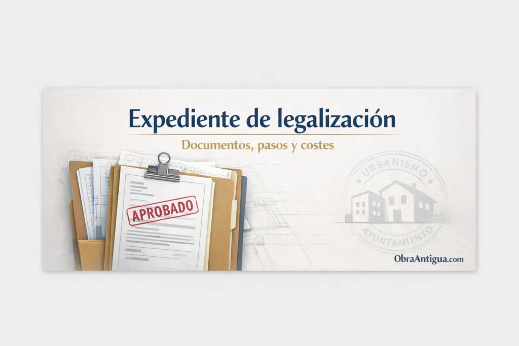 Expediente de legalizacion de obras